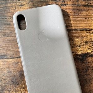 APPLE GENUINE LEATHER CASE FOR  iPHONE XS MAX